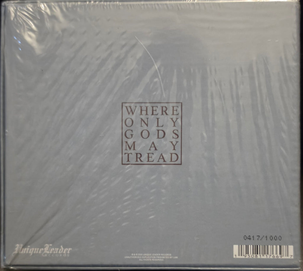 Ingested – Where Only Gods May Tread back of sealed box